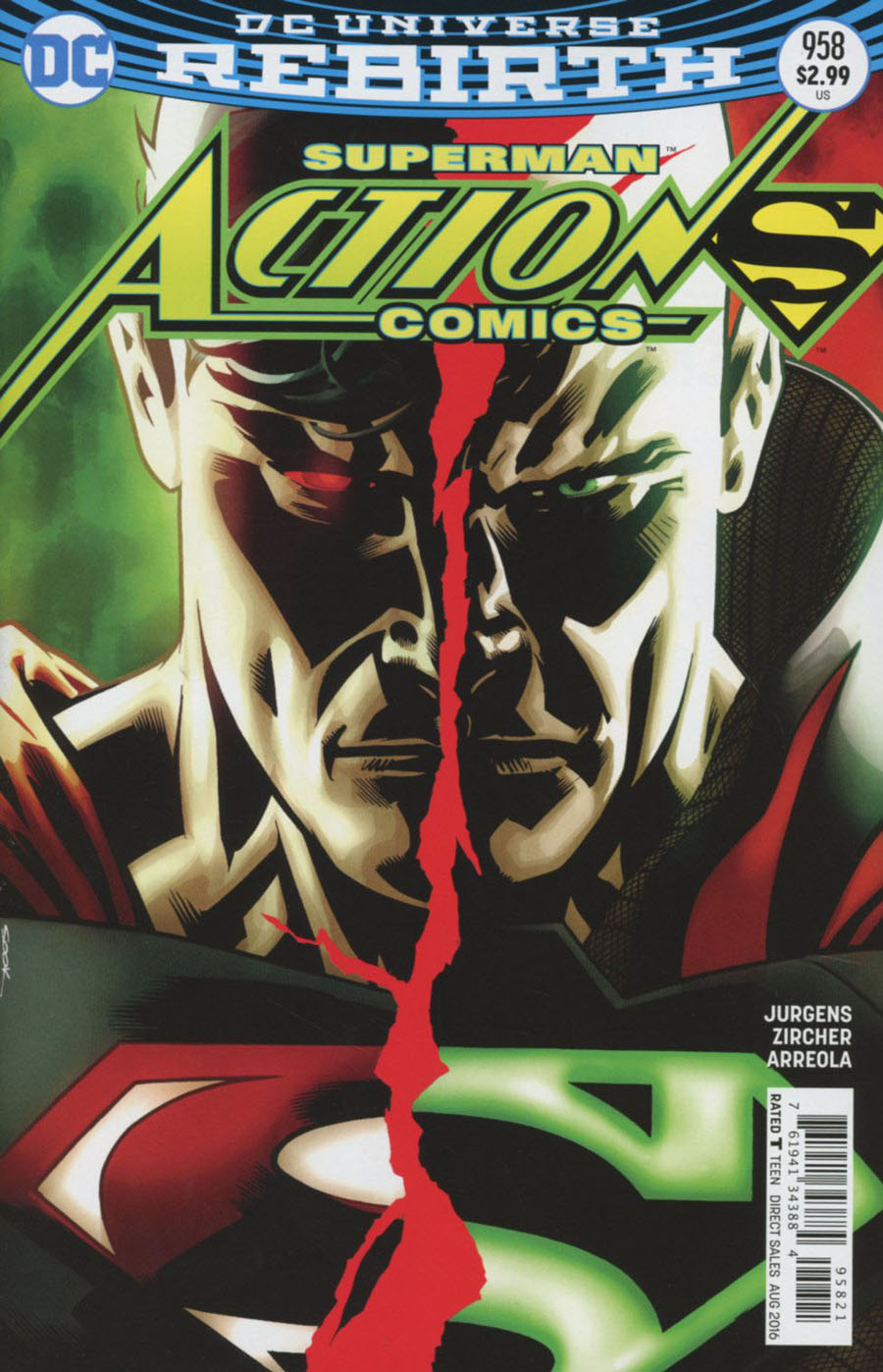 Action Comics Vol 2 #958 Cover B Variant Ryan Sook Cover