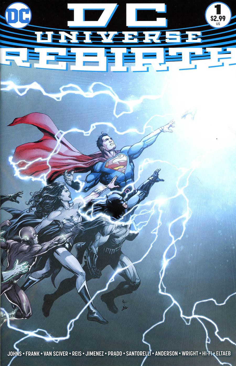 DC Universe Rebirth Special #1 Cover A 1st Ptg Regular Gary Frank Cover