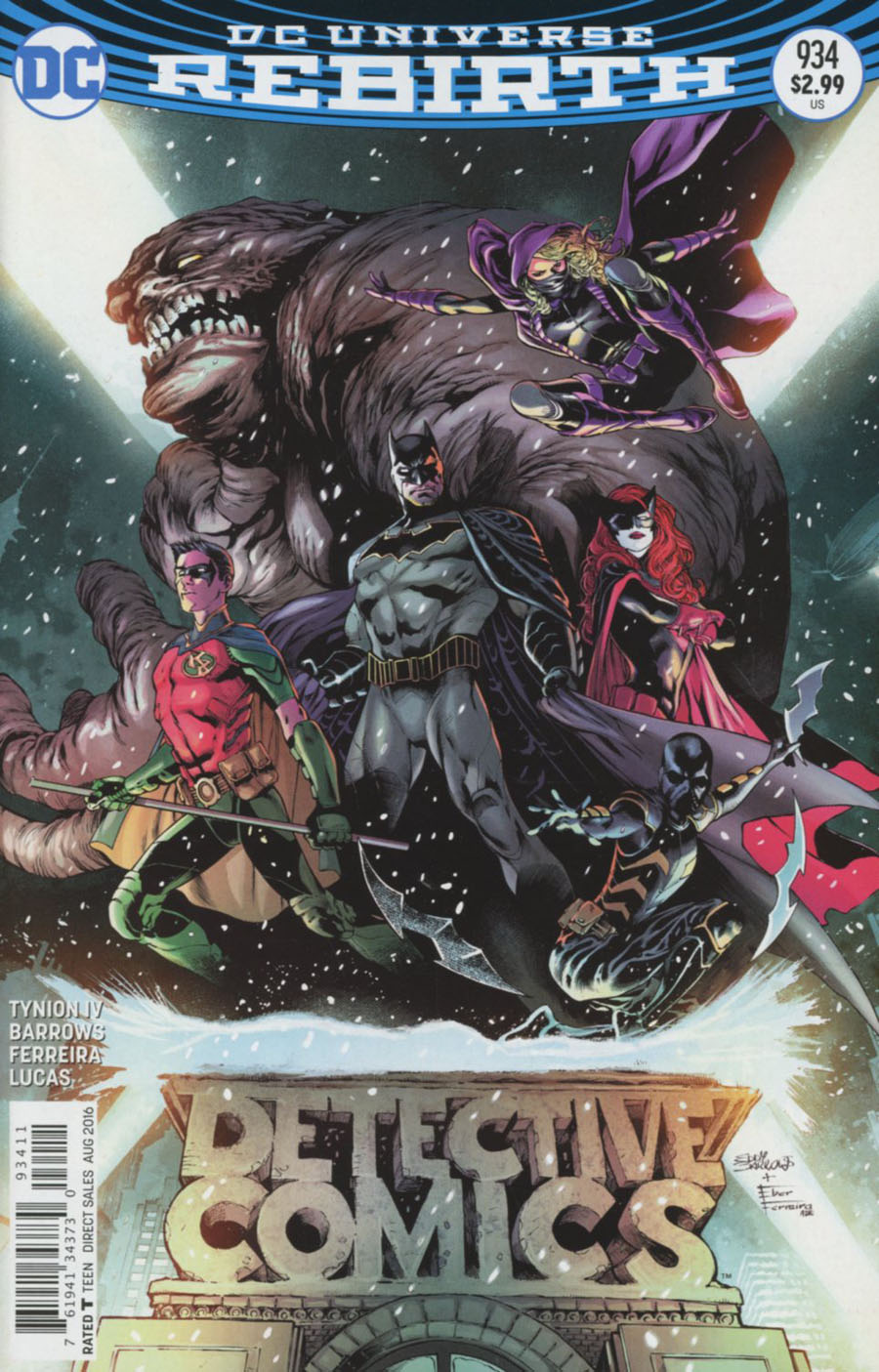 Detective Comics Vol 2 #934 Cover A 1st Ptg Regular Eddy Barrows & Eber Ferreira Cover