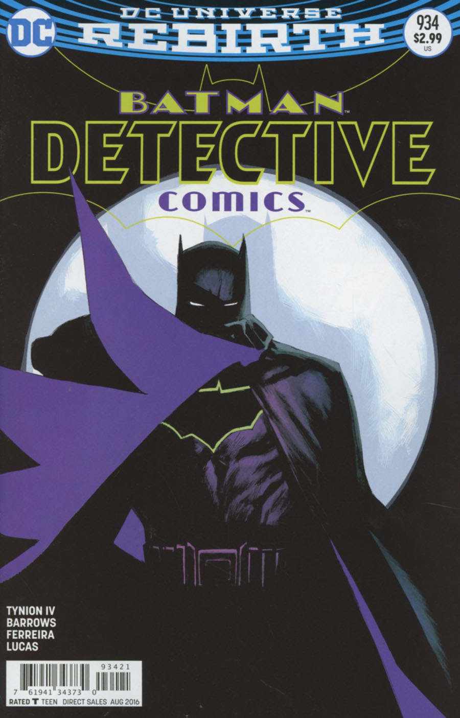 Detective Comics Vol 2 #934 Cover B Variant Rafael Albuquerque Cover