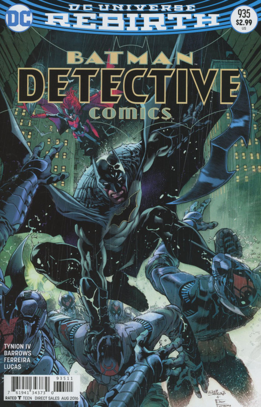 Detective Comics Vol 2 #935 Cover A 1st Ptg Regular Eddy Barrows & Eber Ferreira Cover