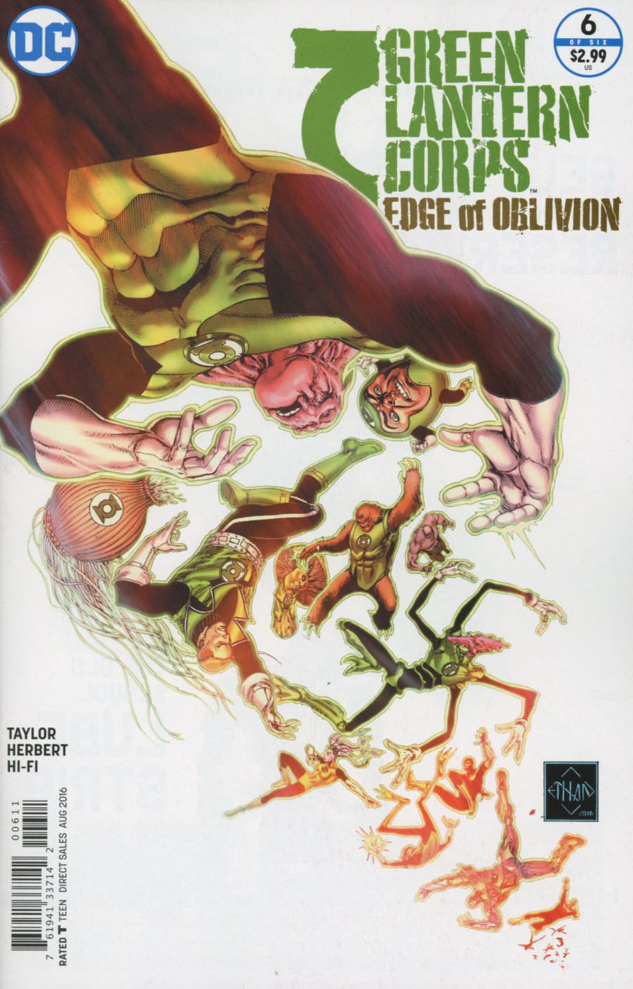 Green Lantern Corps Edge Of Oblivion #6