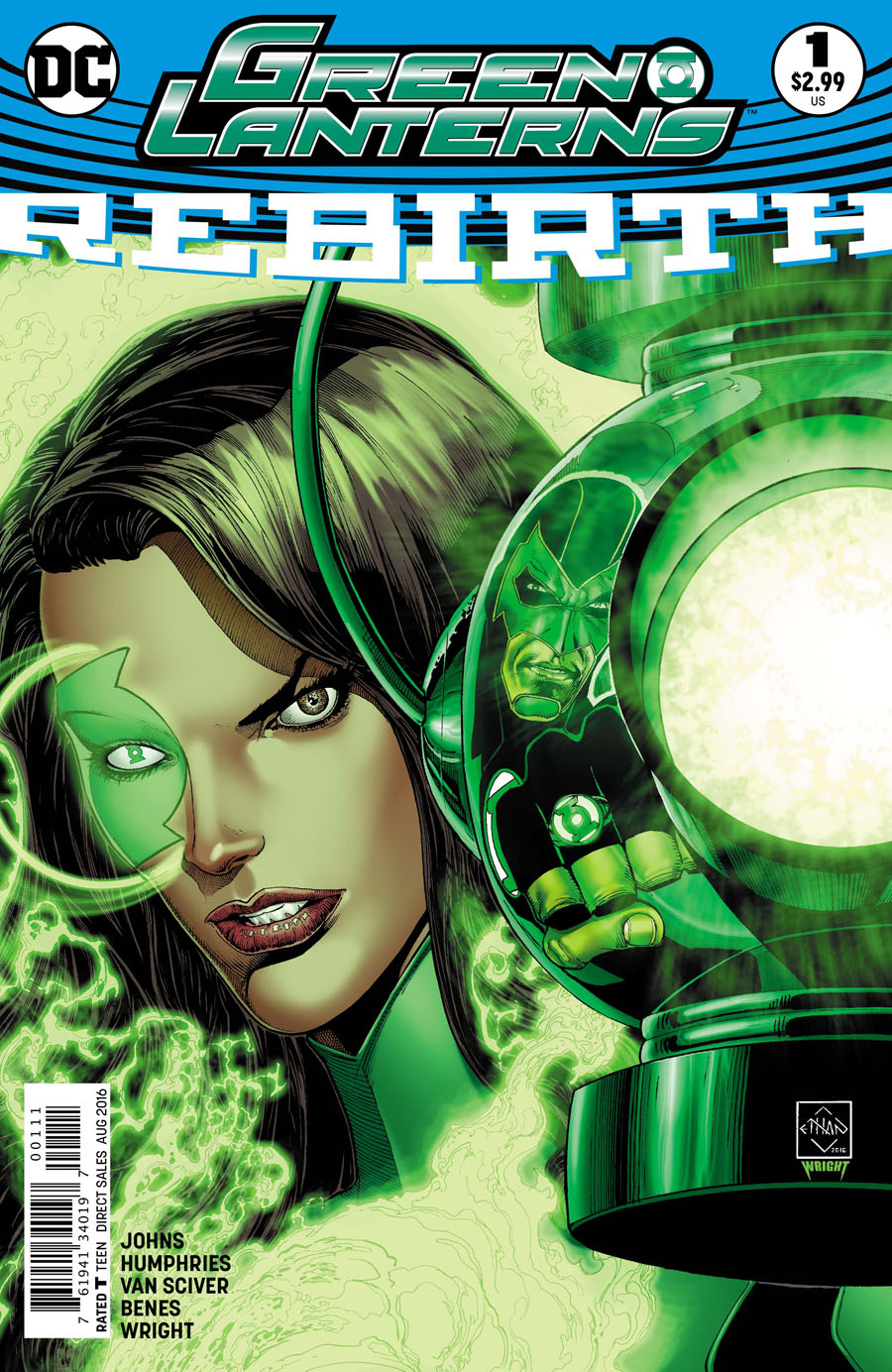 Green Lanterns Rebirth #1 Cover A 1st Ptg Regular Ethan Van Sciver Cover