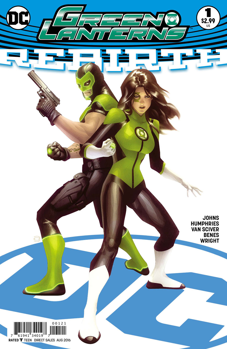 Green Lanterns Rebirth #1 Cover B Variant Alex Garner Cover