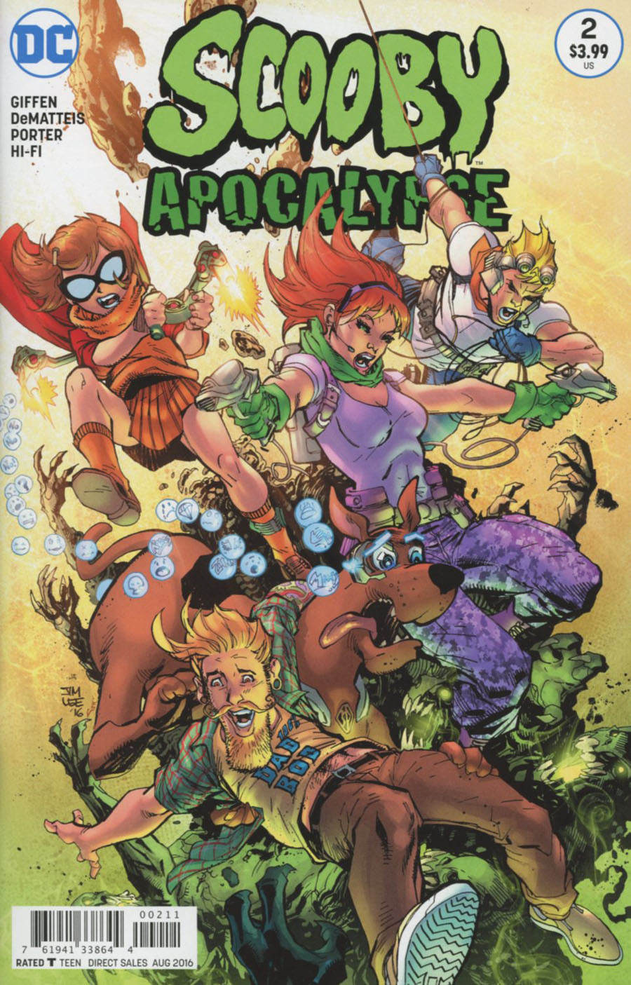 Scooby Apocalypse #2 Cover A 1st Ptg Regular Jim Lee Cover