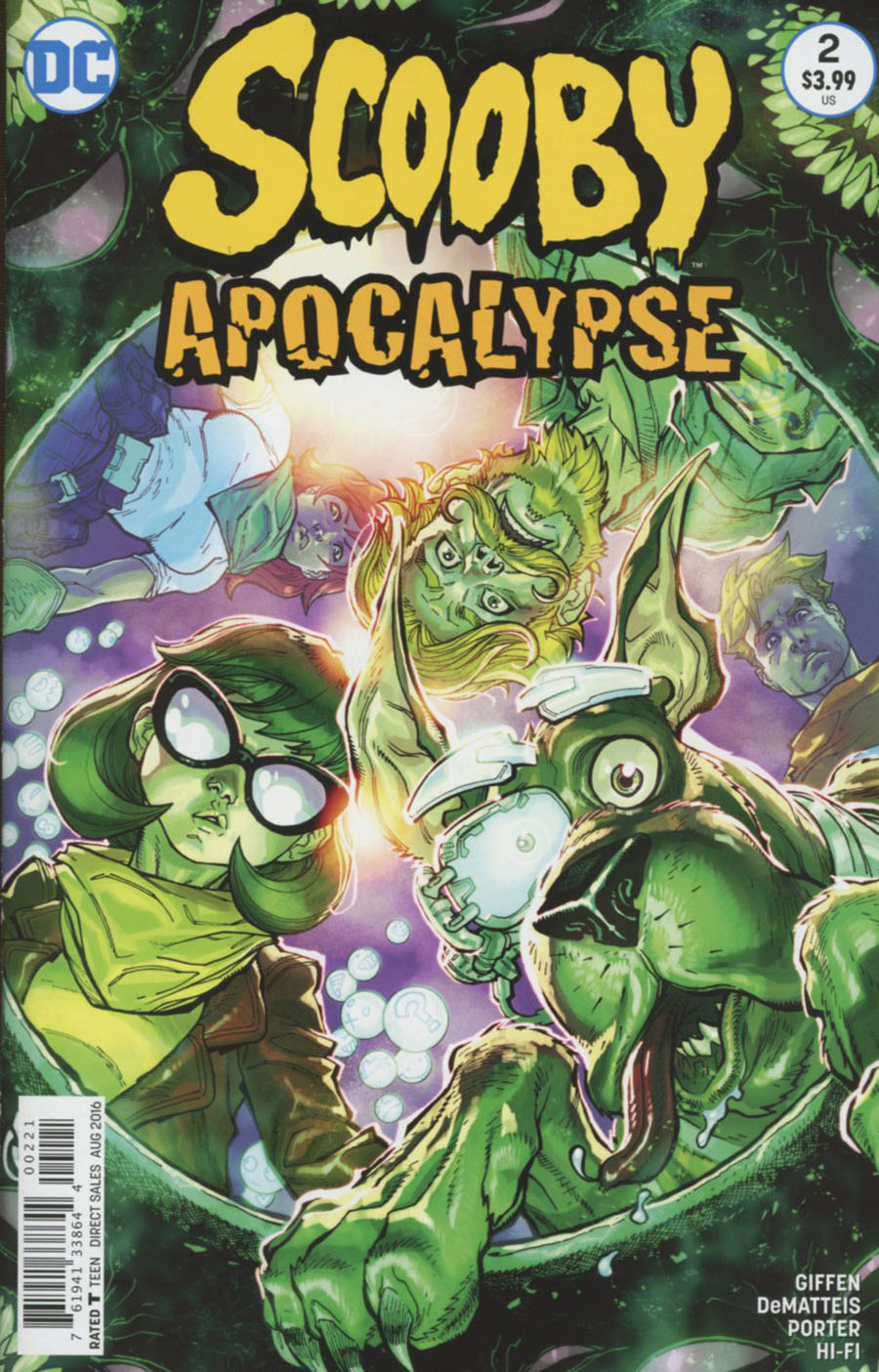 Scooby Apocalypse #2 Cover B Variant Carlos DAnda Cover