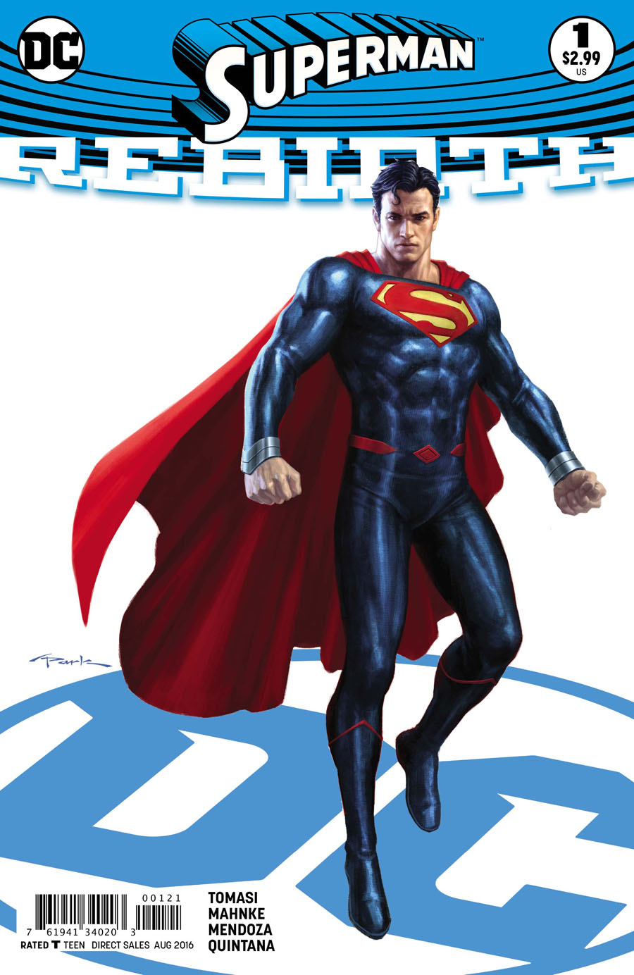 Superman Rebirth #1 Cover B Variant Andy Park Cover