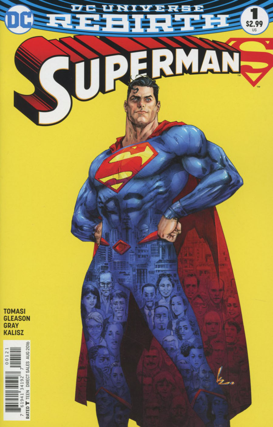Superman Vol 5 #1 Cover B Variant Kenneth Rocafort Cover