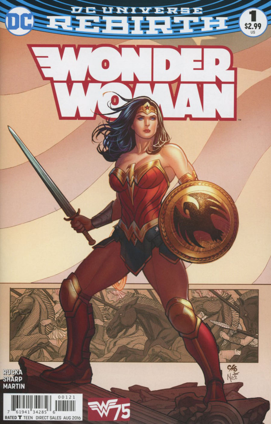 Wonder Woman Vol 5 #1 Cover B Variant Frank Cho Cover