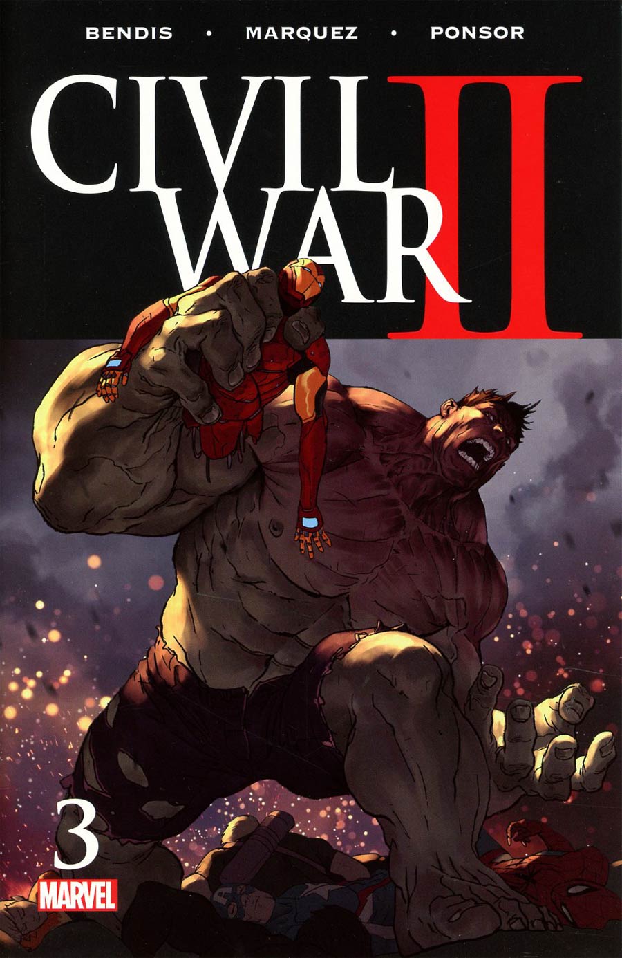 Civil War II #3 Cover A Regular Marko Djurdjevic Cover