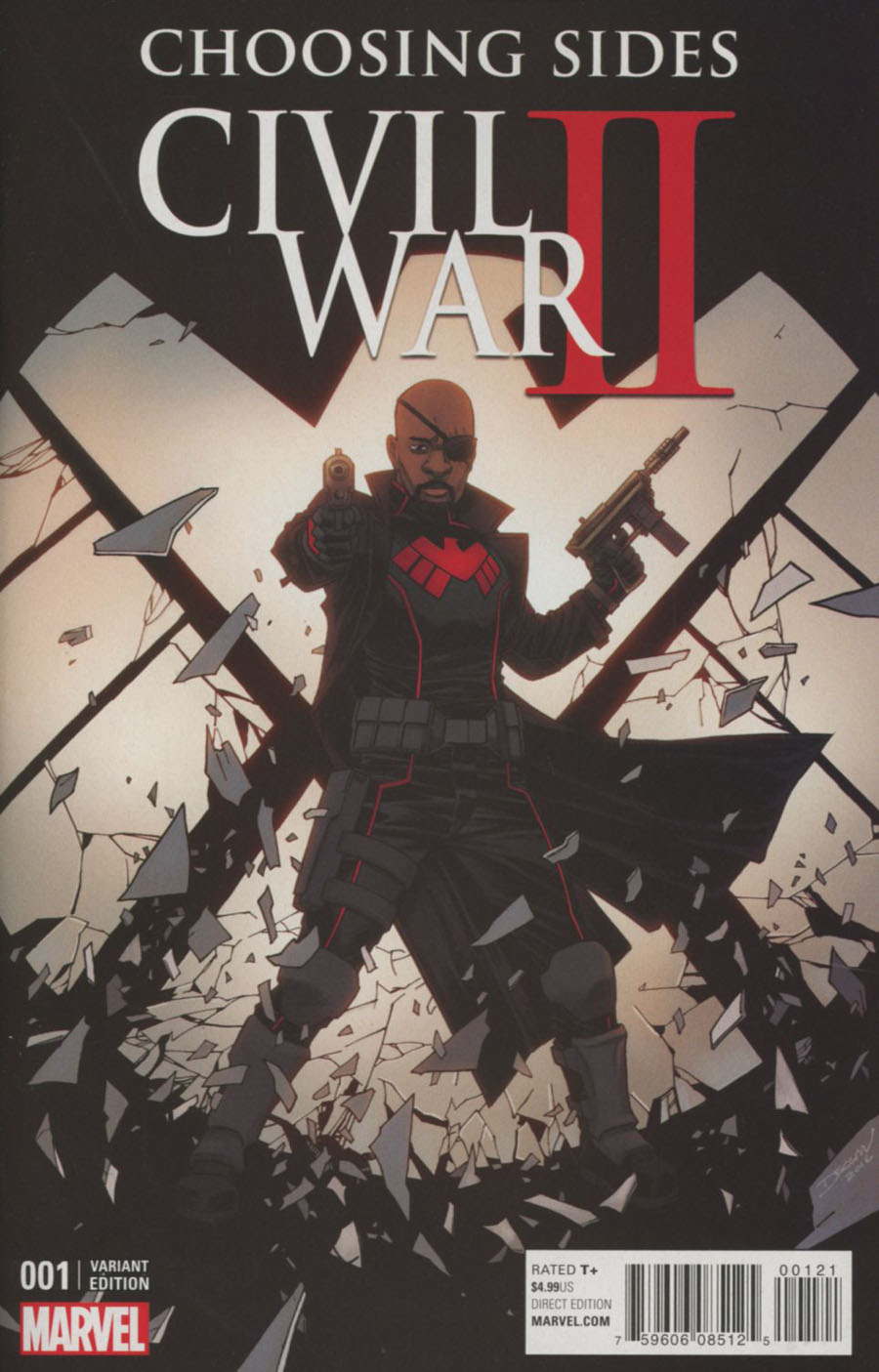 Civil War II Choosing Sides #1 Cover B Variant Declan Shalvey Cover