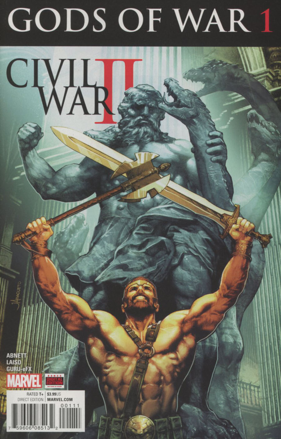 Civil War II Gods Of War #1 Cover A Regular Jay Anacleto Cover