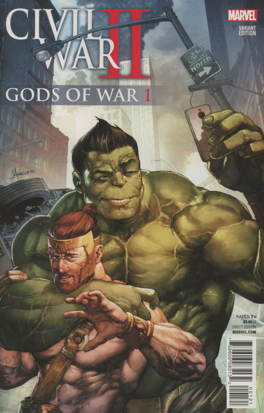 Civil War II Gods Of War #1 Cover B Variant Jay Anacleto Cover