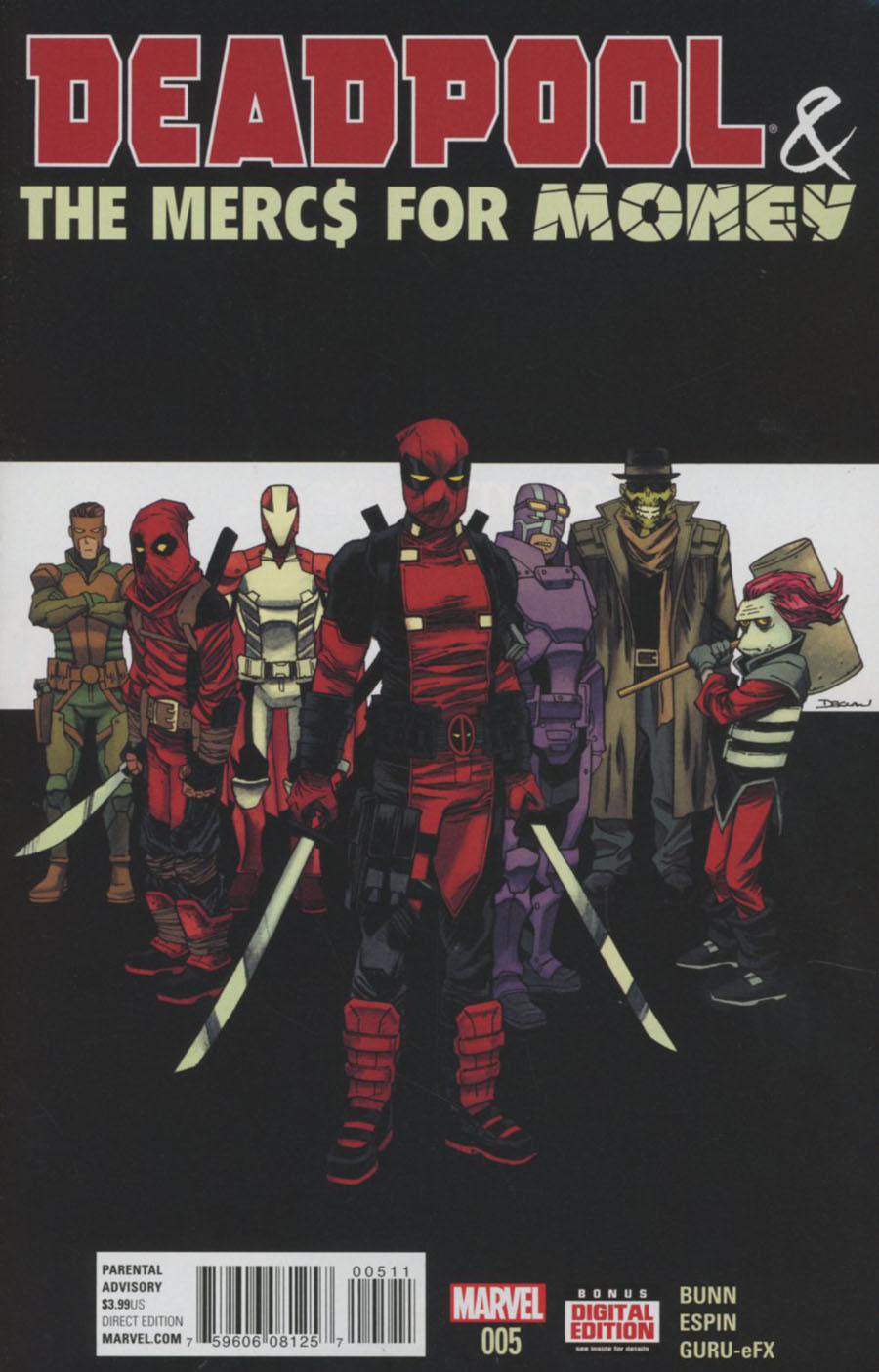 Deadpool And The Mercs For Money #5 Cover A Regular Declan Shalvey Cover