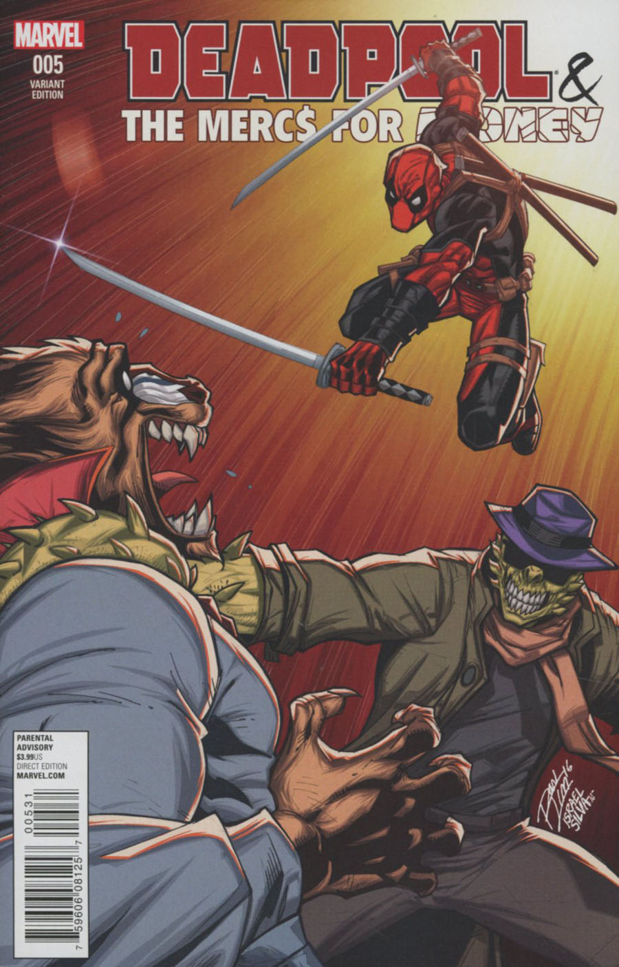 Deadpool And The Mercs For Money #5 Cover B Variant Ron Lim Cover