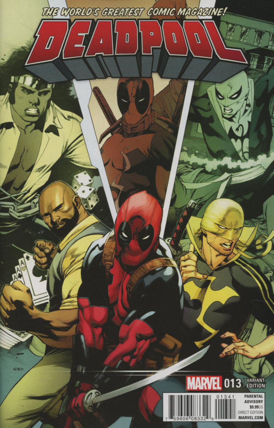 Deadpool Vol 5 #13 Cover B Variant Chris Stevens Power Man And Iron Fist Cover