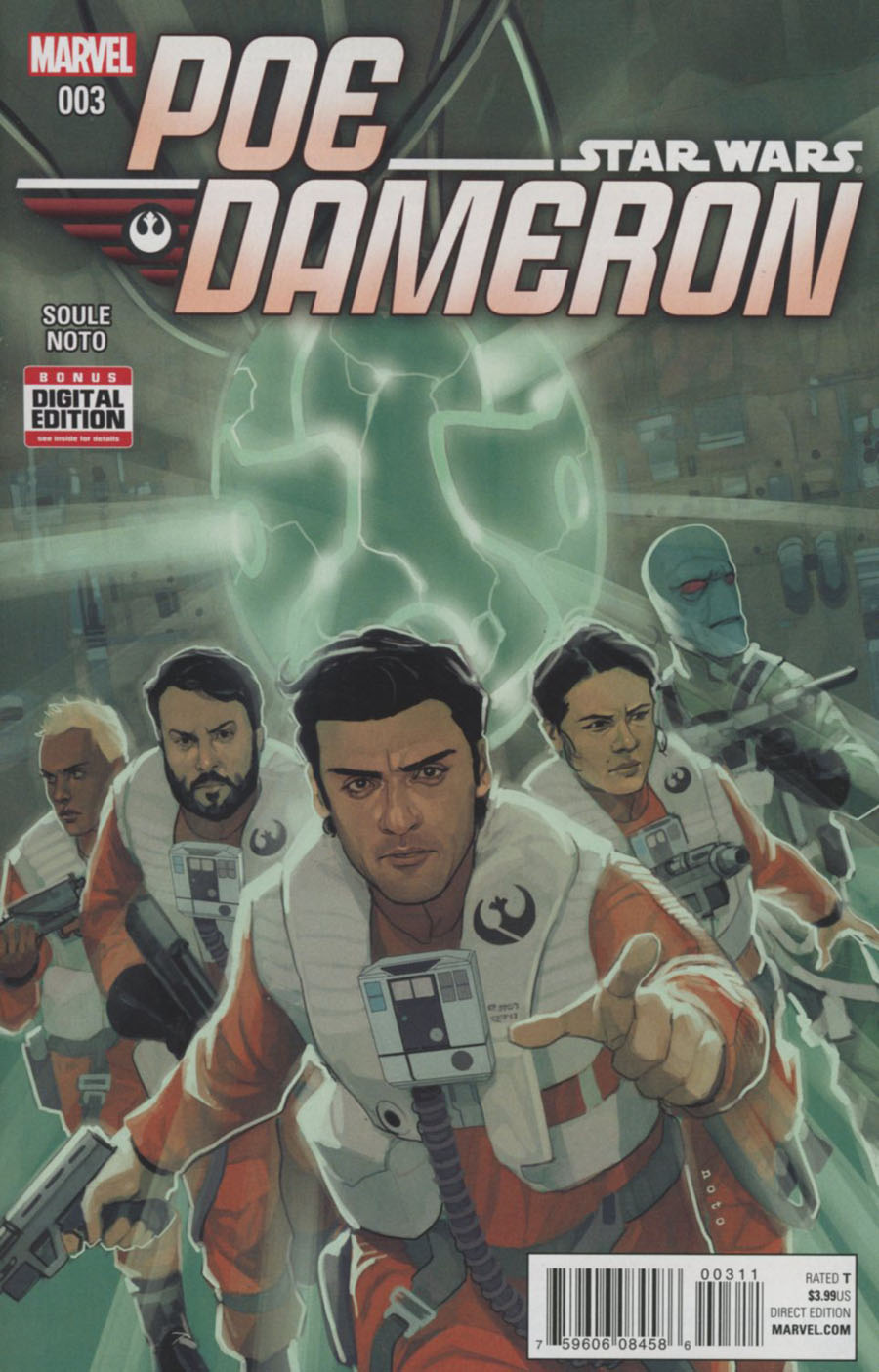 Star Wars Poe Dameron #3 Cover A 1st Ptg Regular Phil Noto Cover