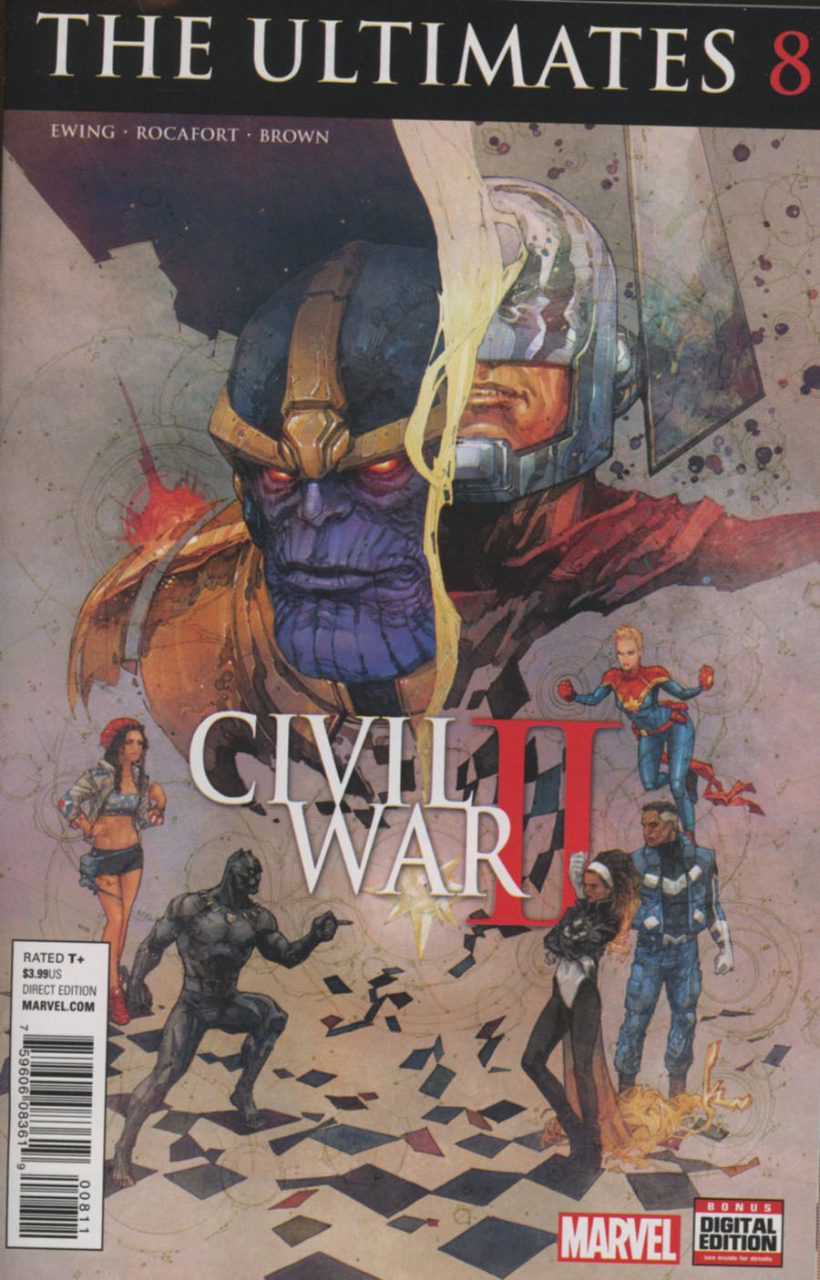 Ultimates Vol 4 #8 Cover A Regular Kenneth Rocafort Cover (Civil War II Tie-In)