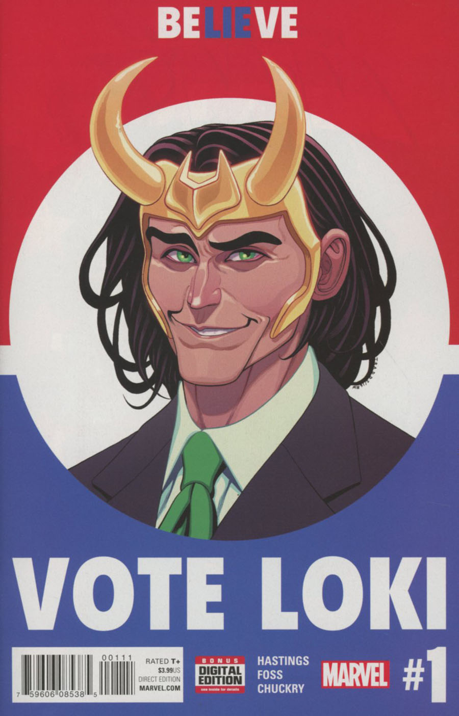 Vote Loki #1 Cover A Regular Tradd Moore Cover