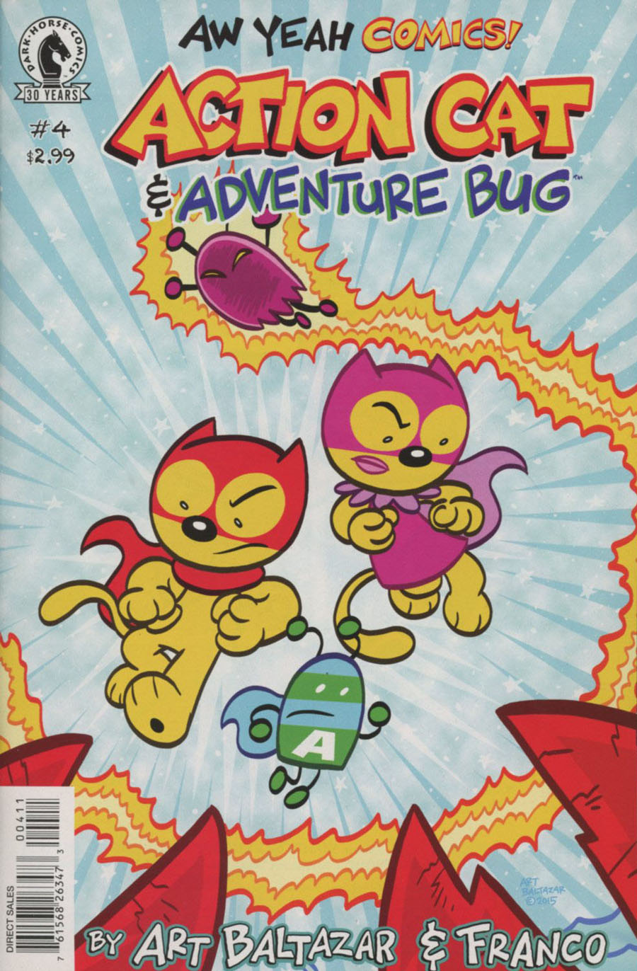 Aw Yeah Comics Action Cat And Adventure Bug #4