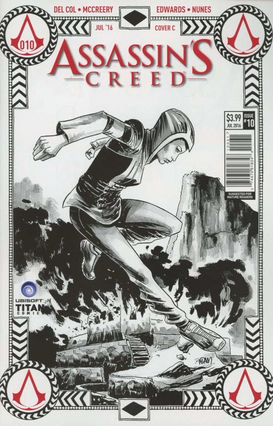 Assassins Creed #10 Cover C Variant Adam Gorham Cover
