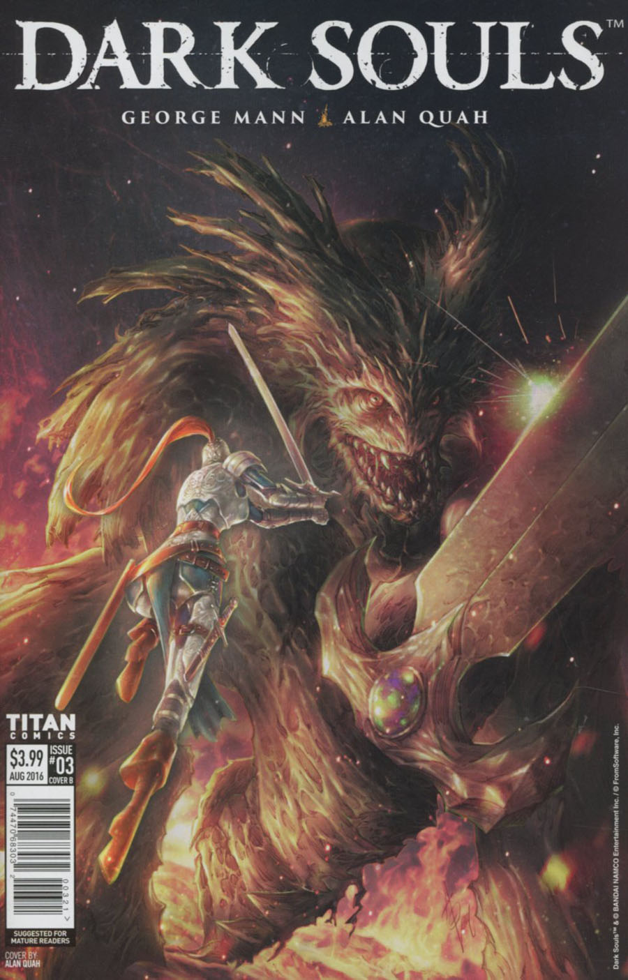 Dark Souls #3 Cover B Variant Alan Quah Cover