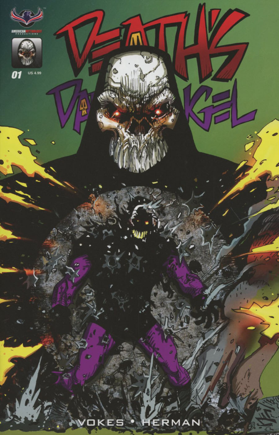 Deaths Dark Angel One Shot Cover A Regular Neil Vokes Cover