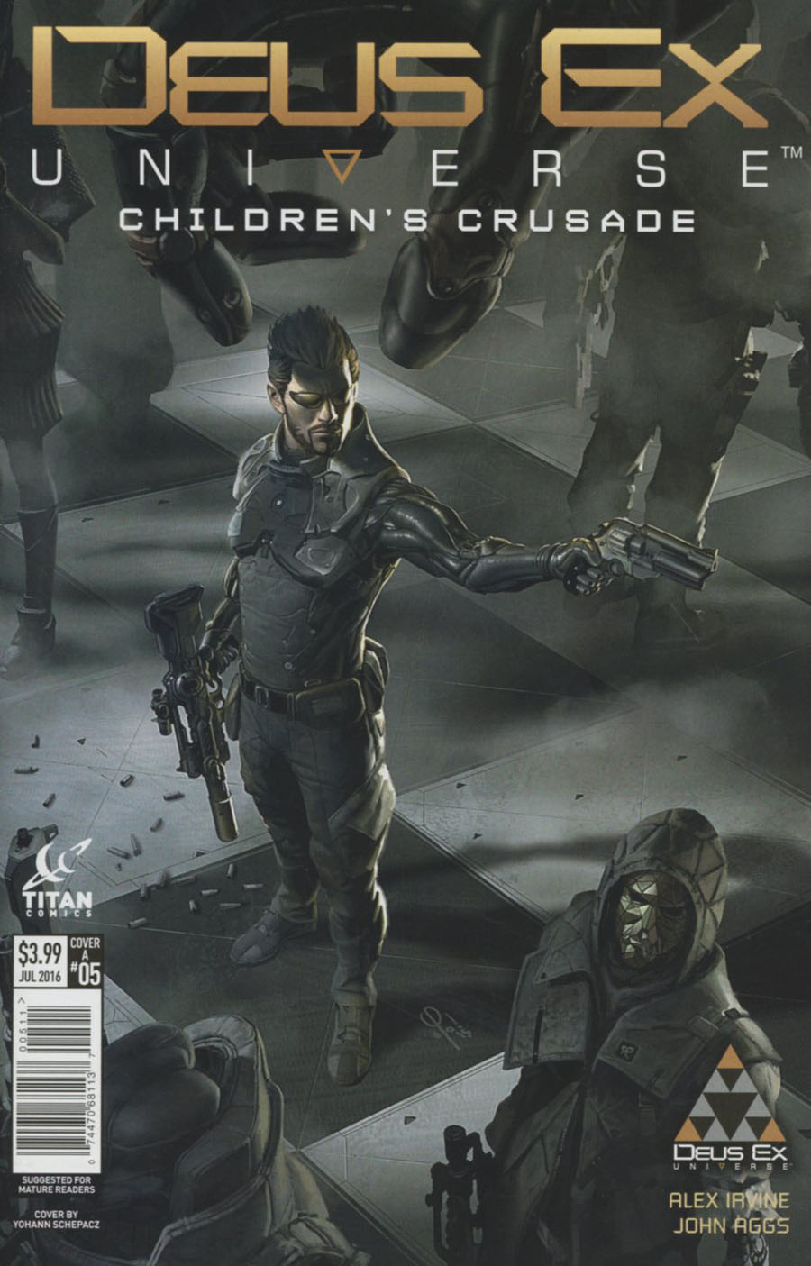 Deus Ex Universe Childrens Crusade #5 Cover A Regular Yohann Schepacz Cover