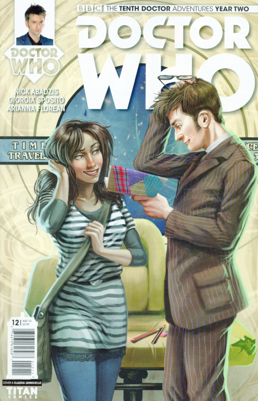 Doctor Who 10th Doctor Year Two #12 Cover A Regular Claudia Ianniciello Cover