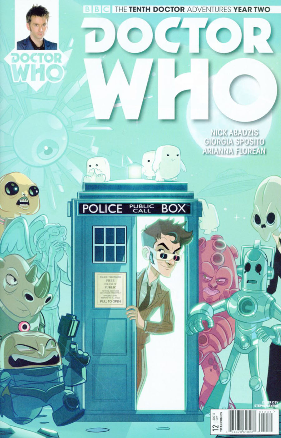 Doctor Who 10th Doctor Year Two #12 Cover C Variant Stephen Byrne Cover