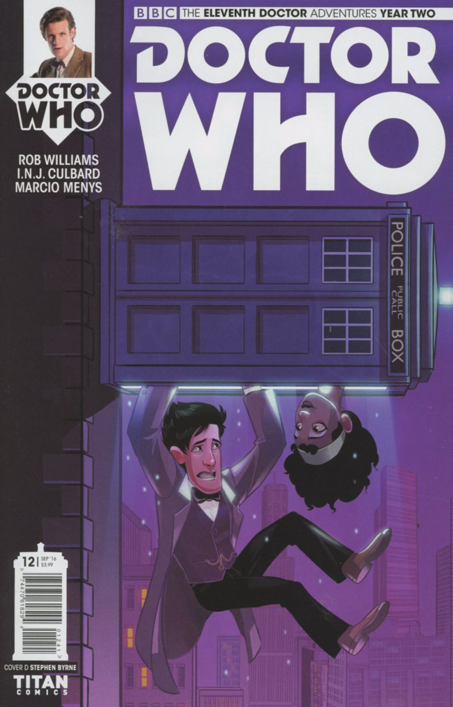 Doctor Who 11th Doctor Year Two #12 Cover D Variant Stephen Byrne Cover