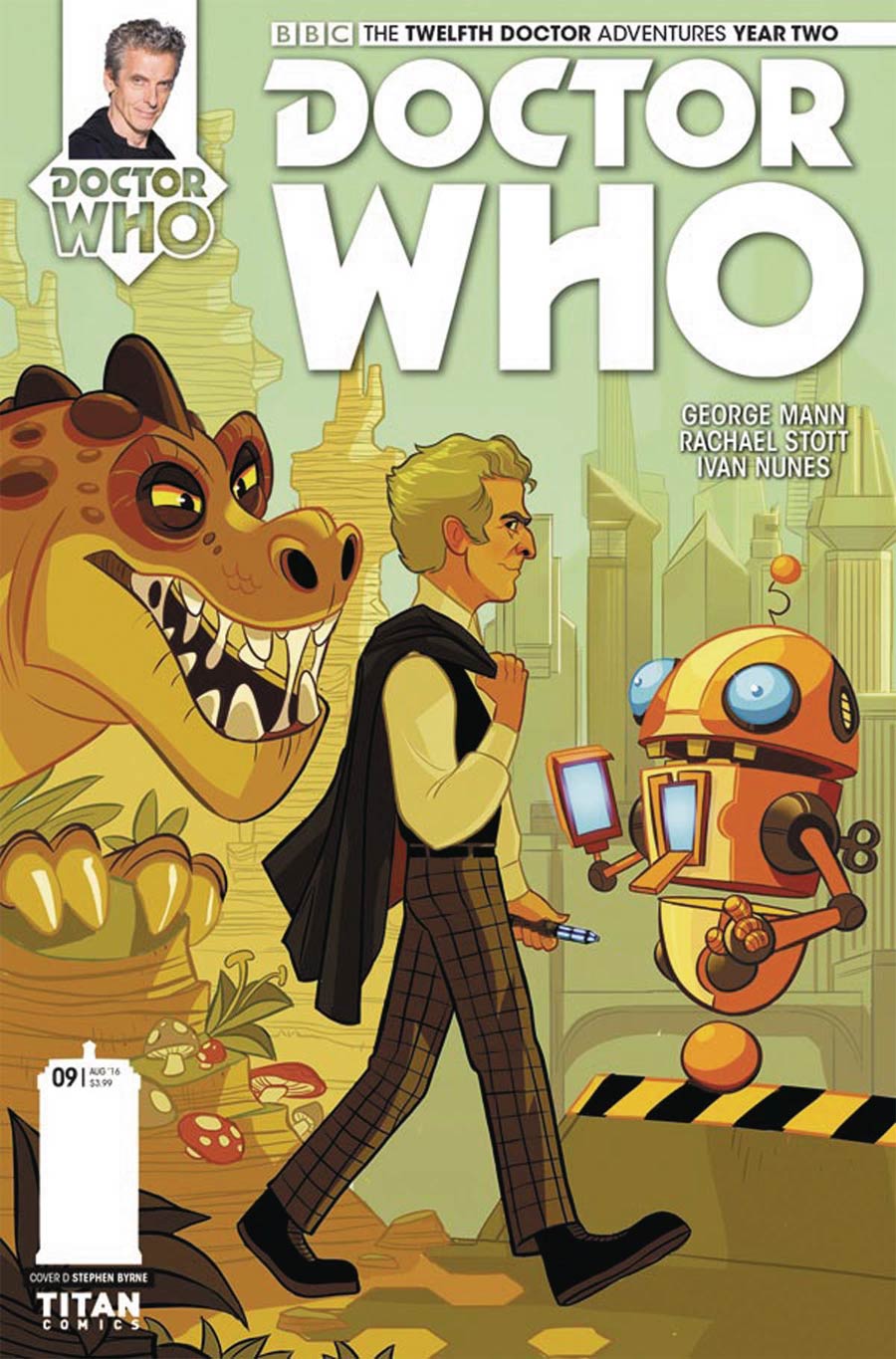 Doctor Who 12th Doctor Year Two #9 Cover D Variant Stephen Byrne Cover
