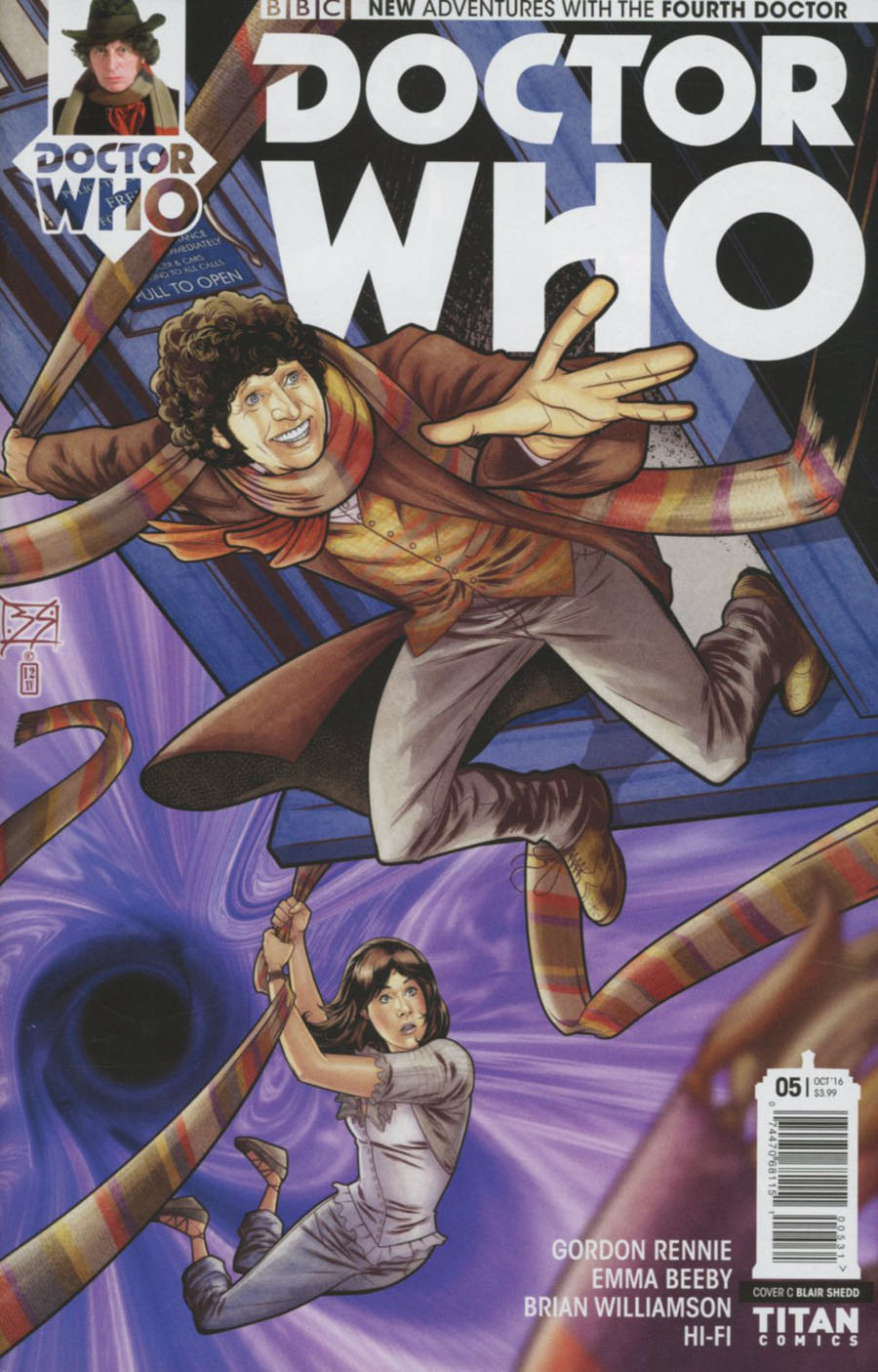 Doctor Who 4th Doctor #5 Cover C Variant Blair Shedd Cover