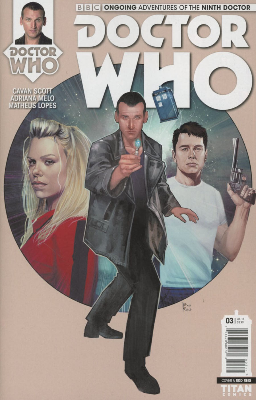 Doctor Who 9th Doctor Vol 2 #3 Cover A Regular Rod Reis Cover