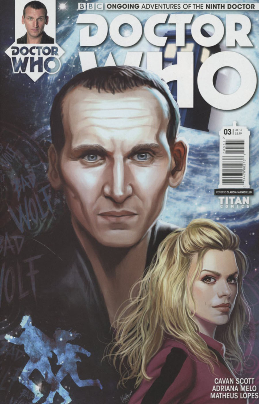 Doctor Who 9th Doctor Vol 2 #3 Cover C Variant Claudia Ianniciello Cover