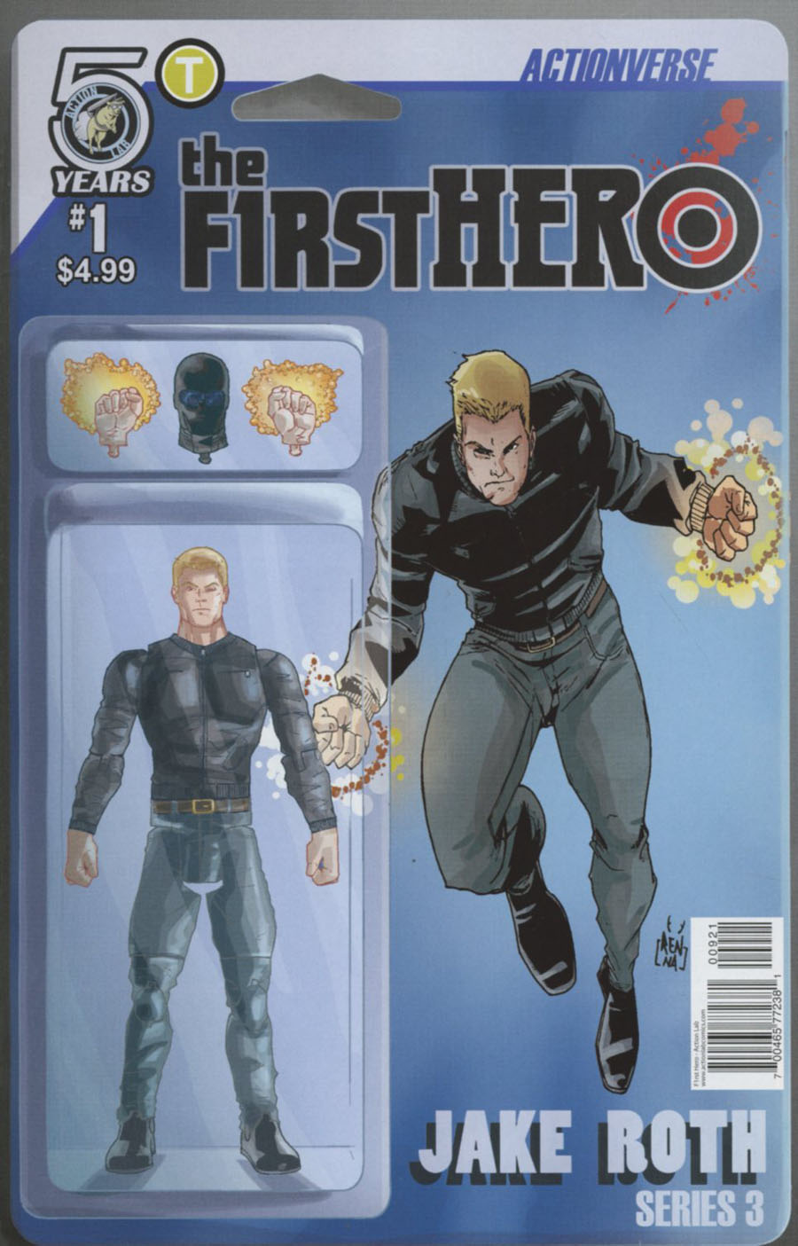 F1rst Hero Wednesdays Child #1 Cover B Variant Marco Renna & Anthony Ruttgaizer Actionverse Figure Cover