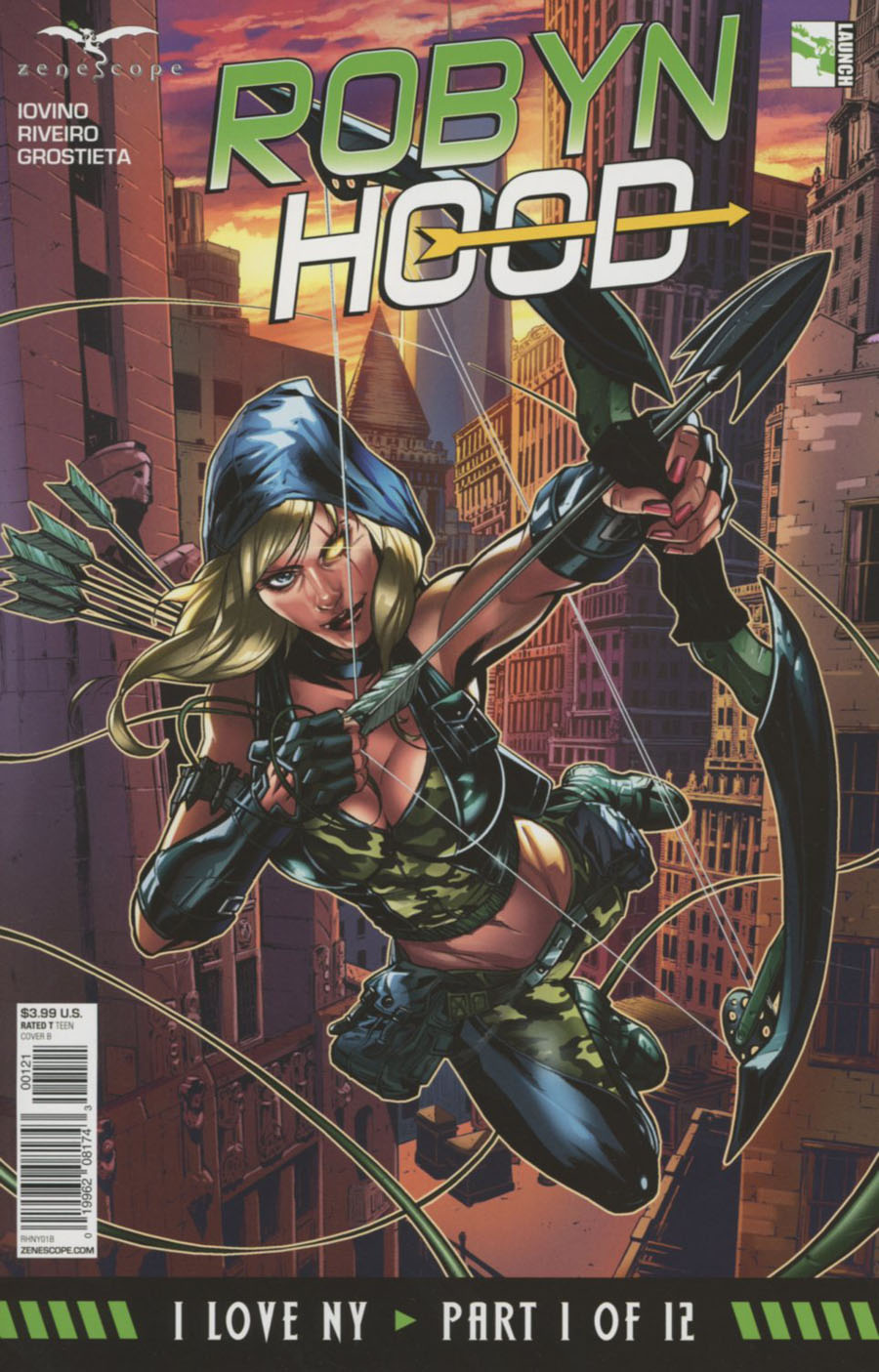 Grimm Fairy Tales Presents Robyn Hood I Love NY #1 Cover B David Lorenzo Riveiro