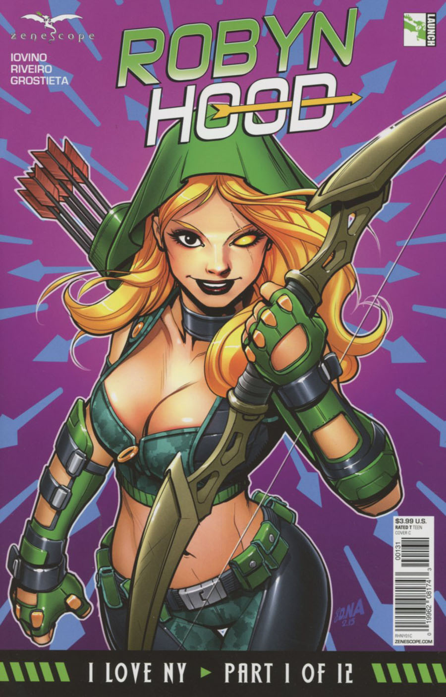 Grimm Fairy Tales Presents Robyn Hood I Love NY #1 Cover C David Nakayama