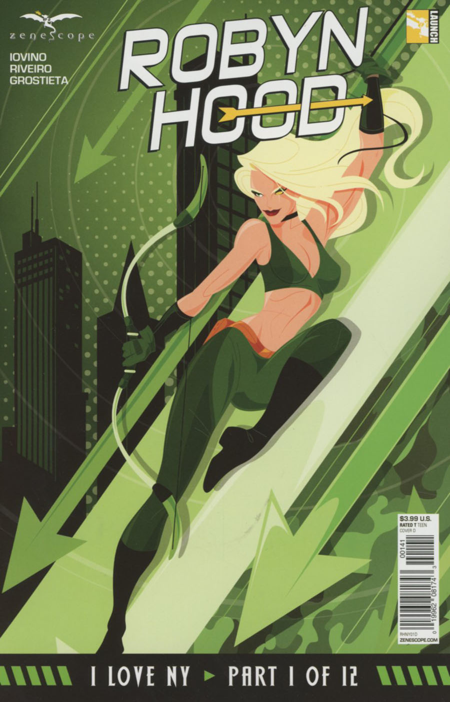 Grimm Fairy Tales Presents Robyn Hood I Love NY #1 Cover D Mike Mahle