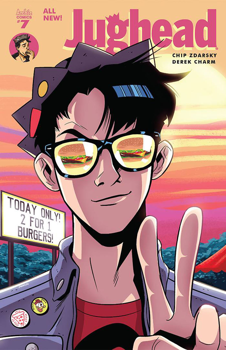 Jughead Vol 3 #7 Cover A Regular Derek Charm Cover