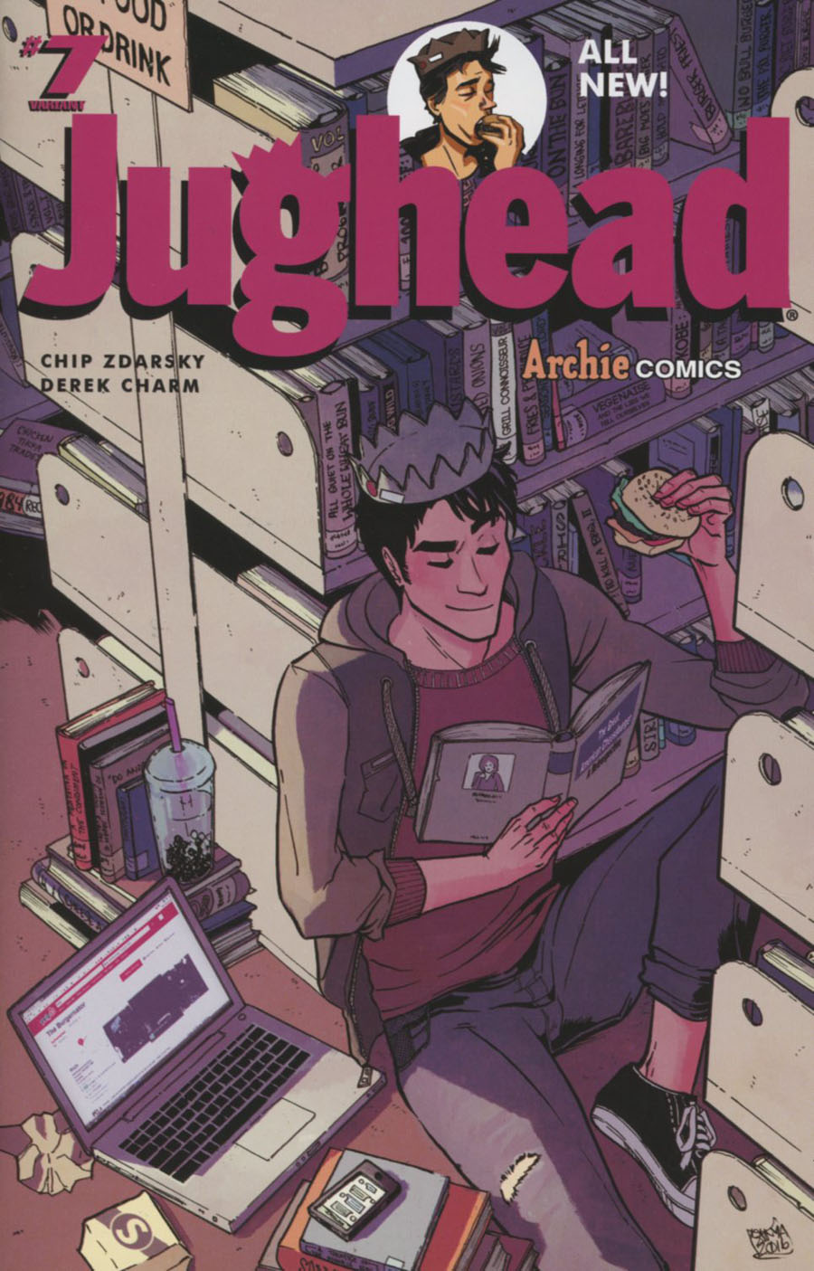 Jughead Vol 3 #7 Cover B Variant Sanya Anwar Cover