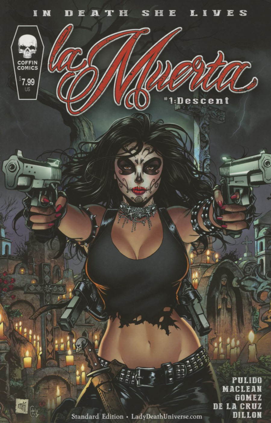 La Muerta Descent #1 Cover A Regular Mike Krome Cover