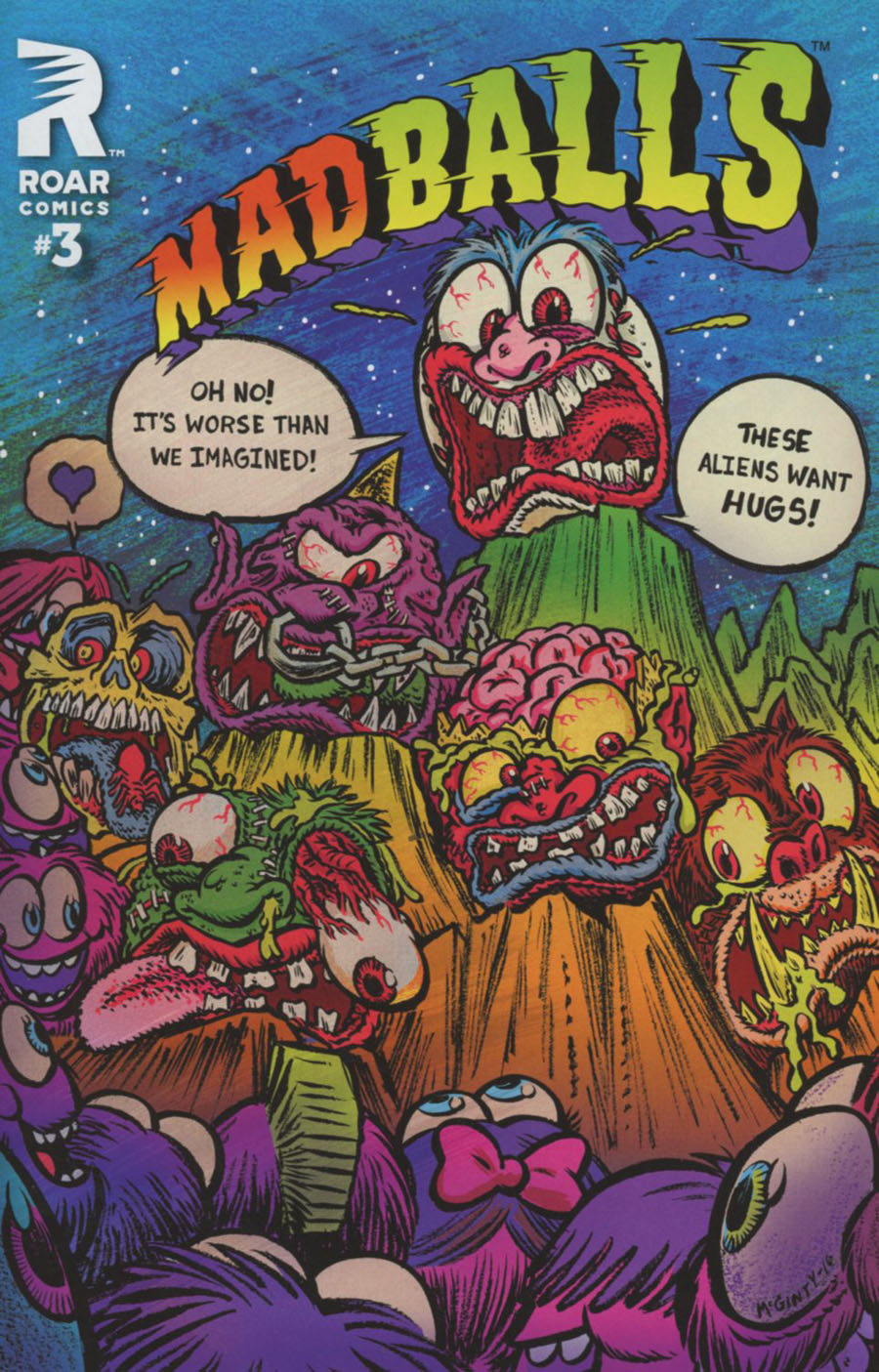 Mad Balls #3 Cover A Regular Brad McGinty Cover