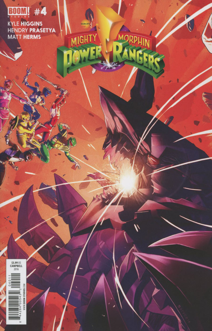 Mighty Morphin Power Rangers (BOOM Studios) #4 Cover A Regular Jamal Campbell Cover