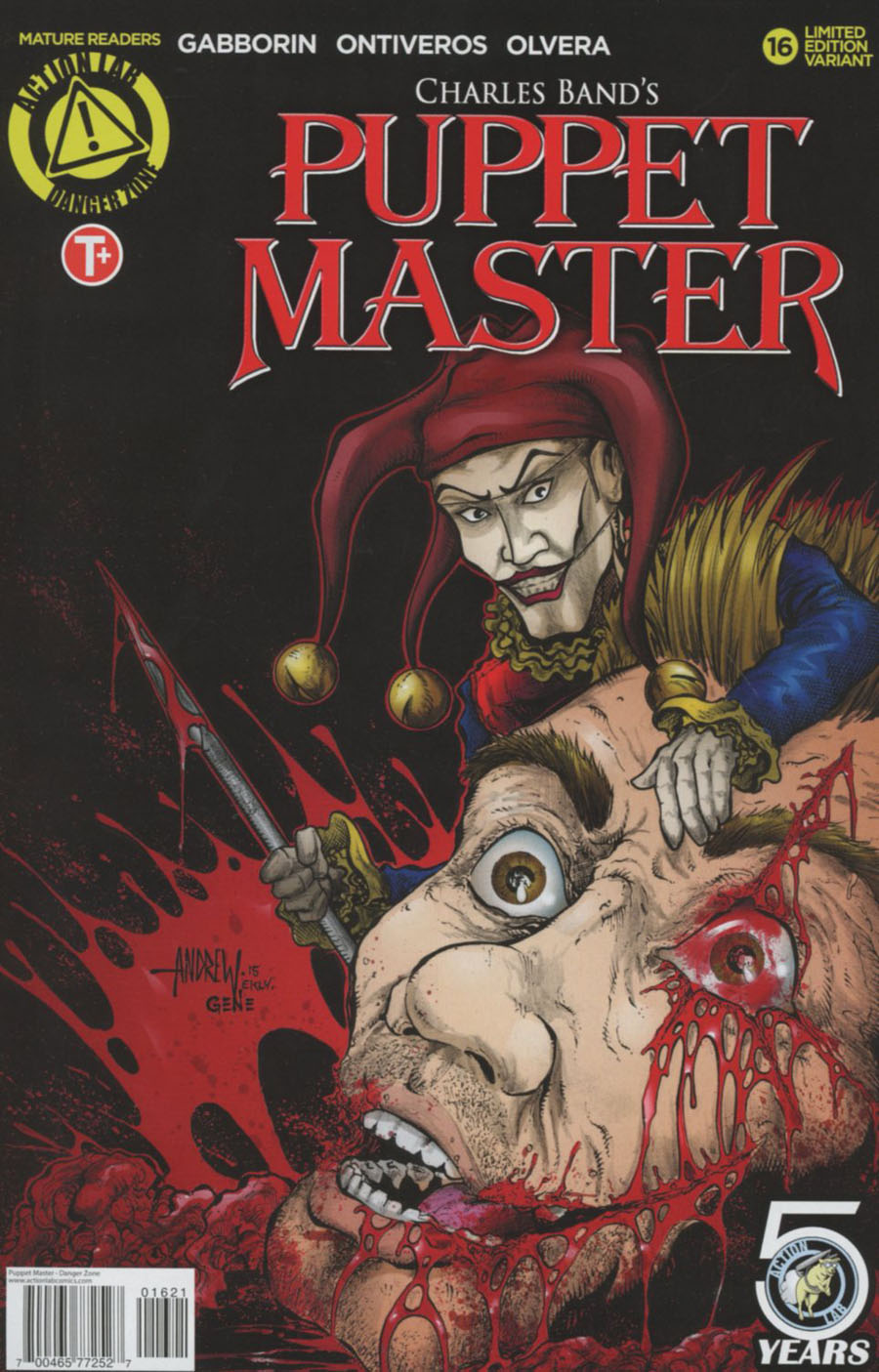 Puppet Master #16 Cover B Variant Andrew Mangum Kill Color Cover