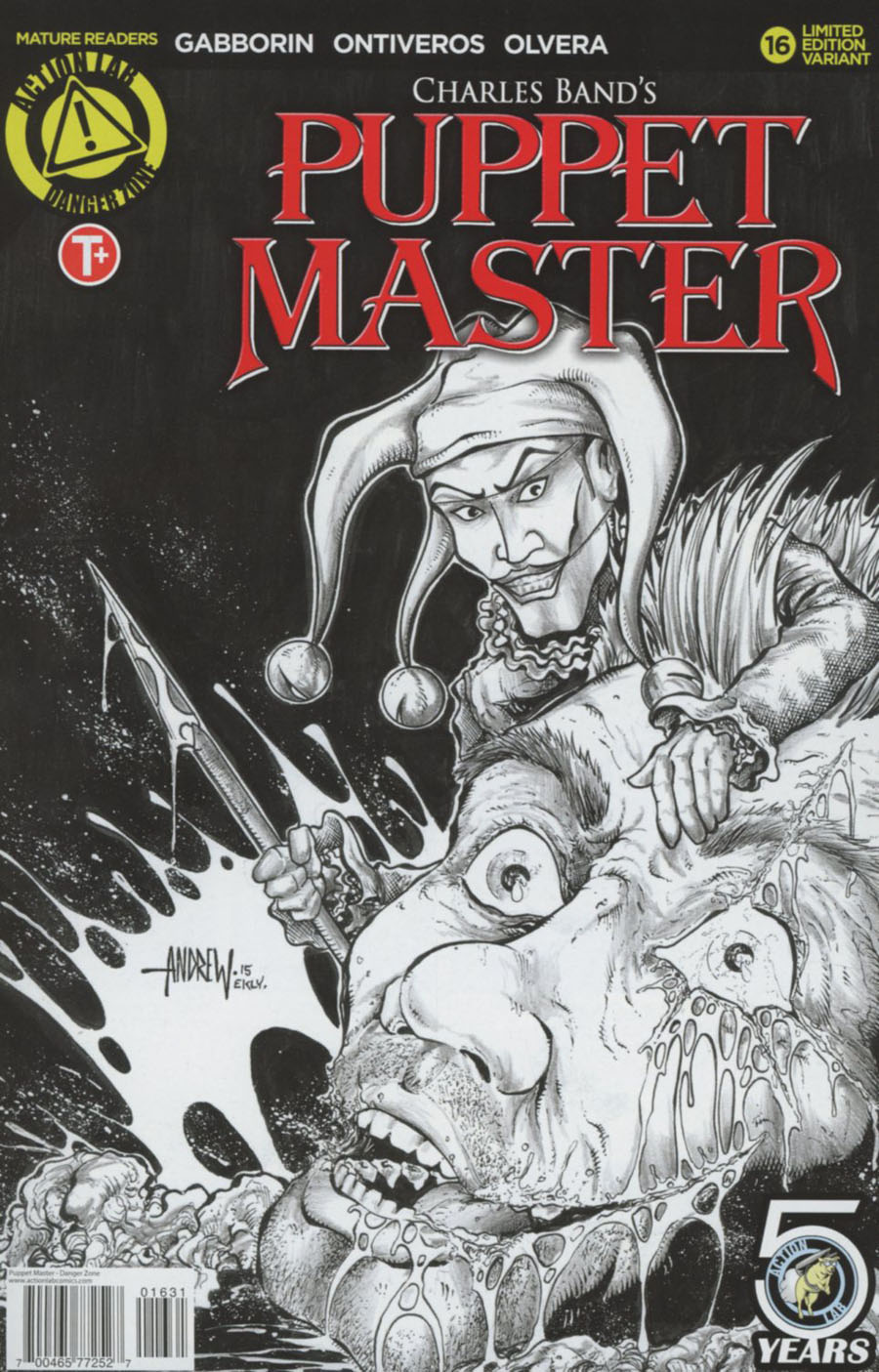 Puppet Master #16 Cover C Variant Andrew Mangum Kill Sketch Cover