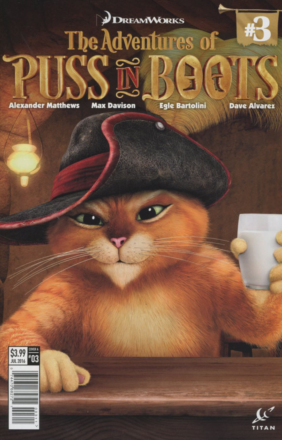 Puss In Boots #3 Cover A Regular Film Art Cover
