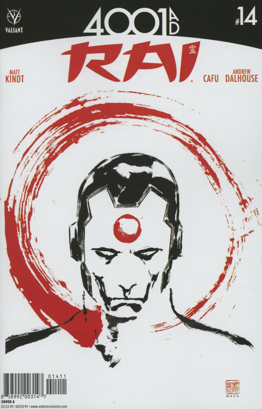 Rai Vol 2 #14 Cover A Regular David Mack Cover (4001 AD Tie-In)