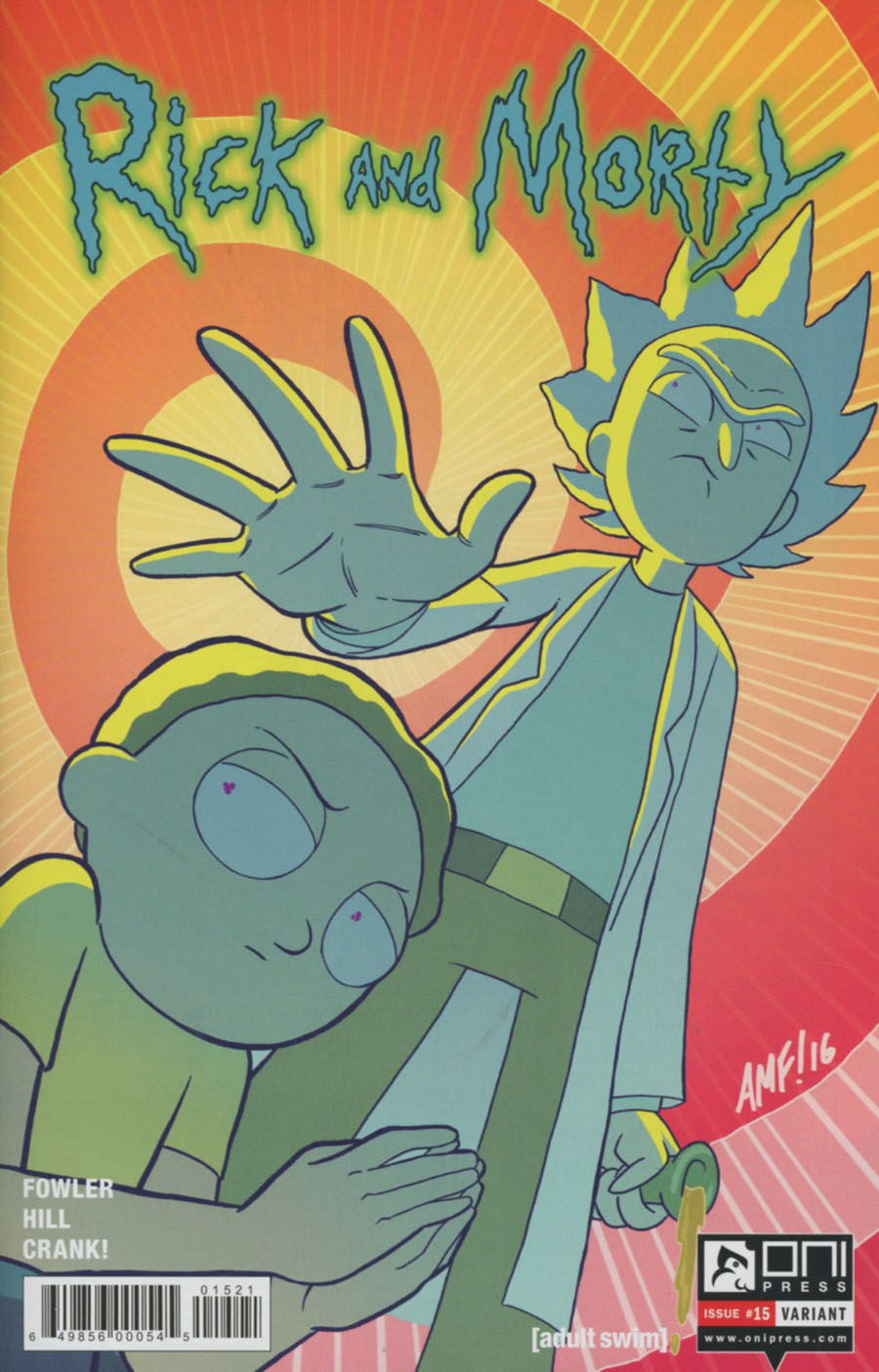 Rick And Morty #15 Cover B Variant Tony Fleecs Cover