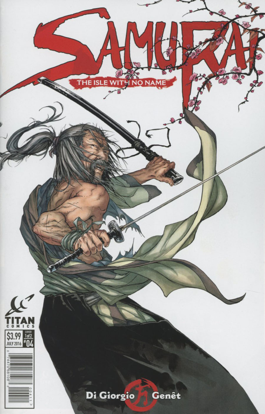 Samurai (Titan Comics) #4 Cover A Regular Frederic Genet Cover